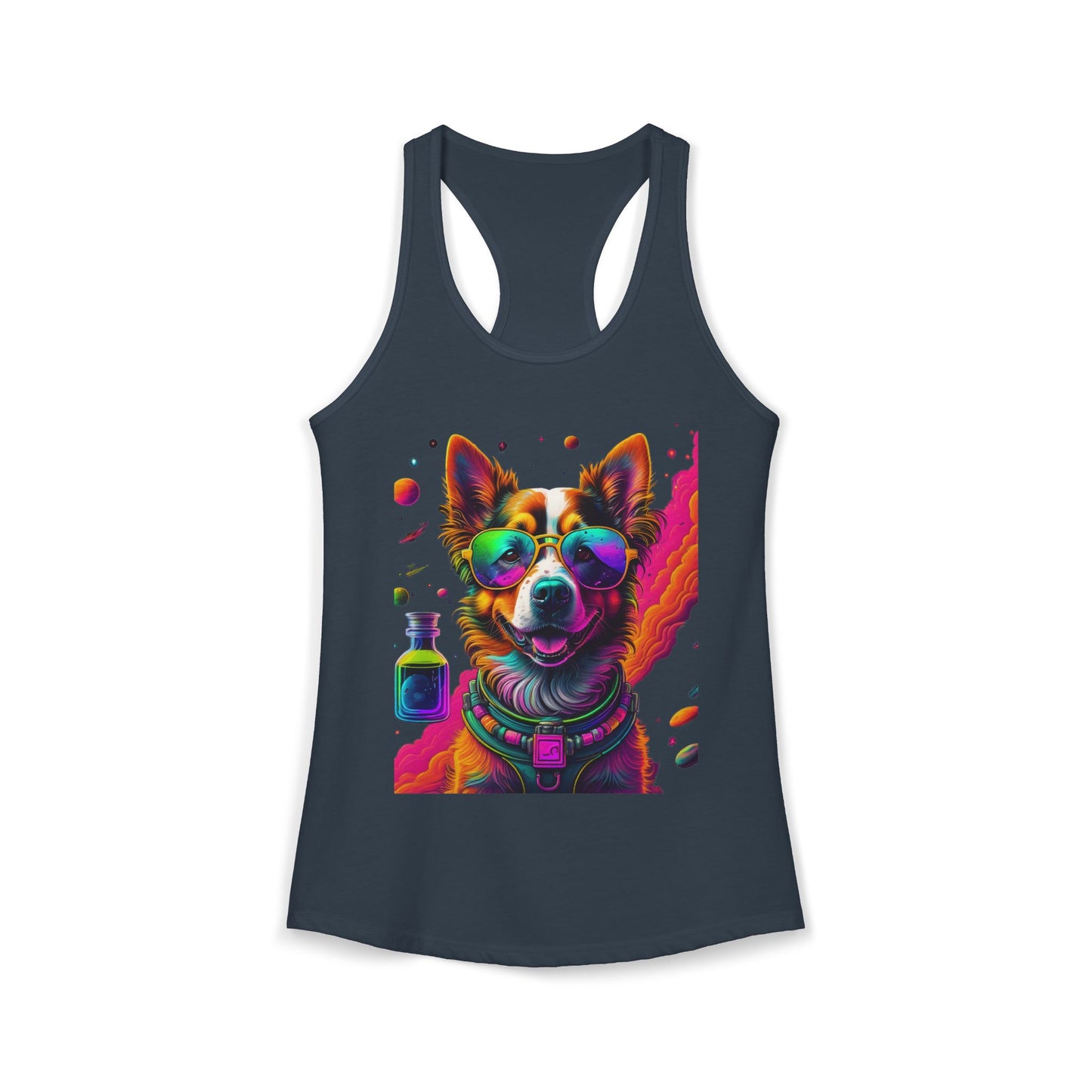 Corgi Potion Love Racerback Tank — Cute Magical Dog Tank Top