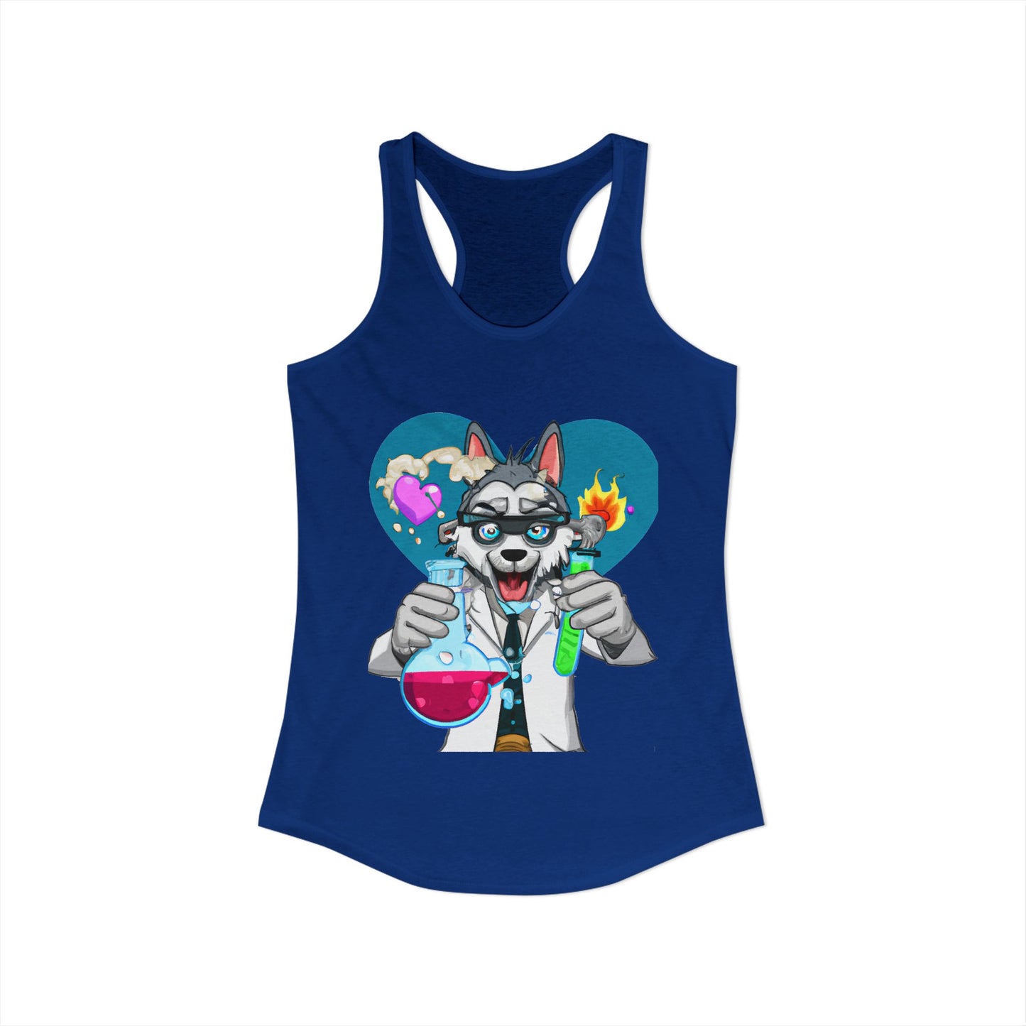 Husky Love Potion Tank Top — Cute Pet Graphic Racerback