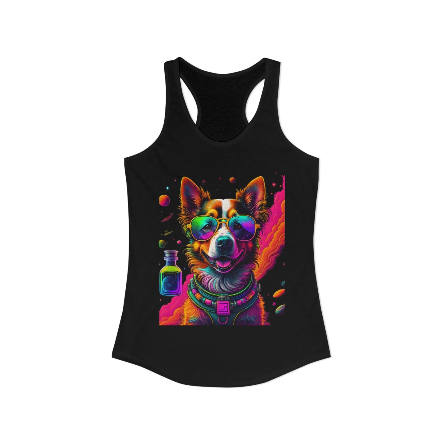 Corgi Potion Love Racerback Tank — Cute Magical Dog Tank Top