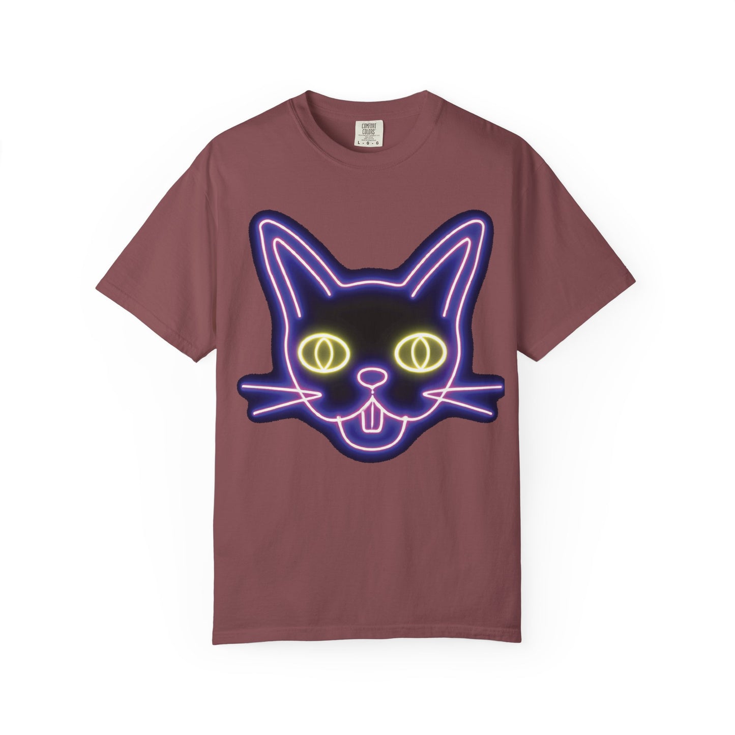 Neon Cat Graphic Tee