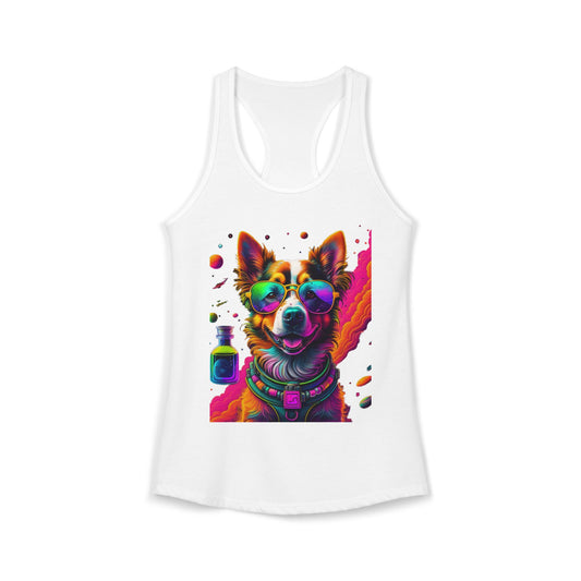 Corgi Potion Love Racerback Tank — Cute Magical Dog Tank Top