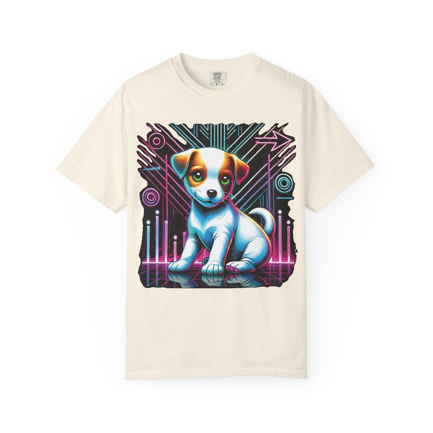 Retro Neon Puppy T-Shirt