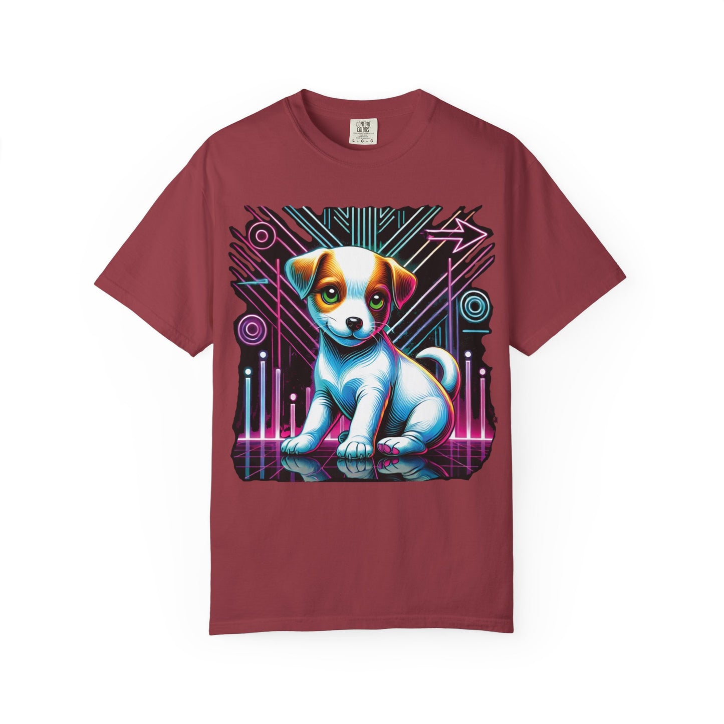 Retro Neon Puppy T-Shirt