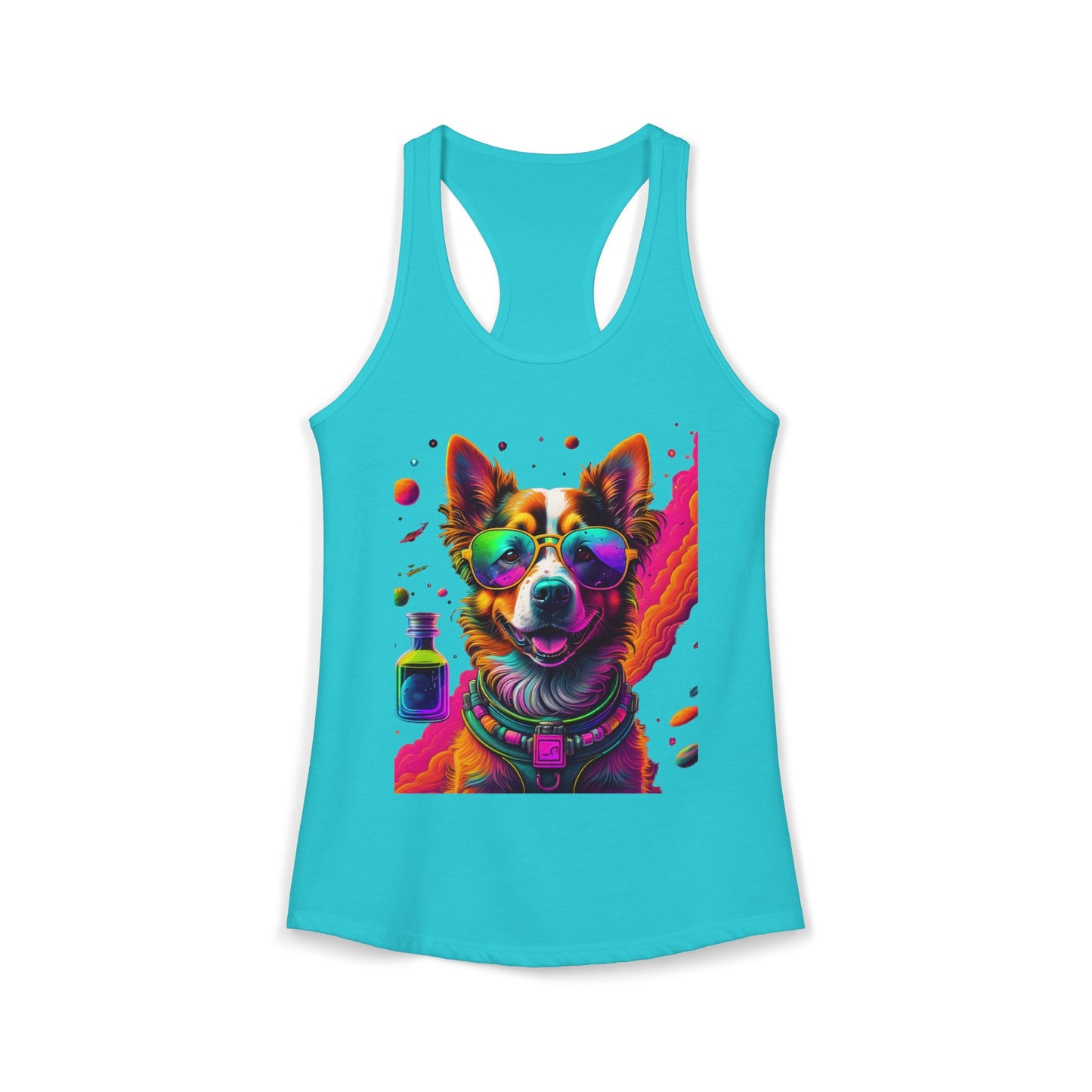 Corgi Potion Love Racerback Tank — Cute Magical Dog Tank Top