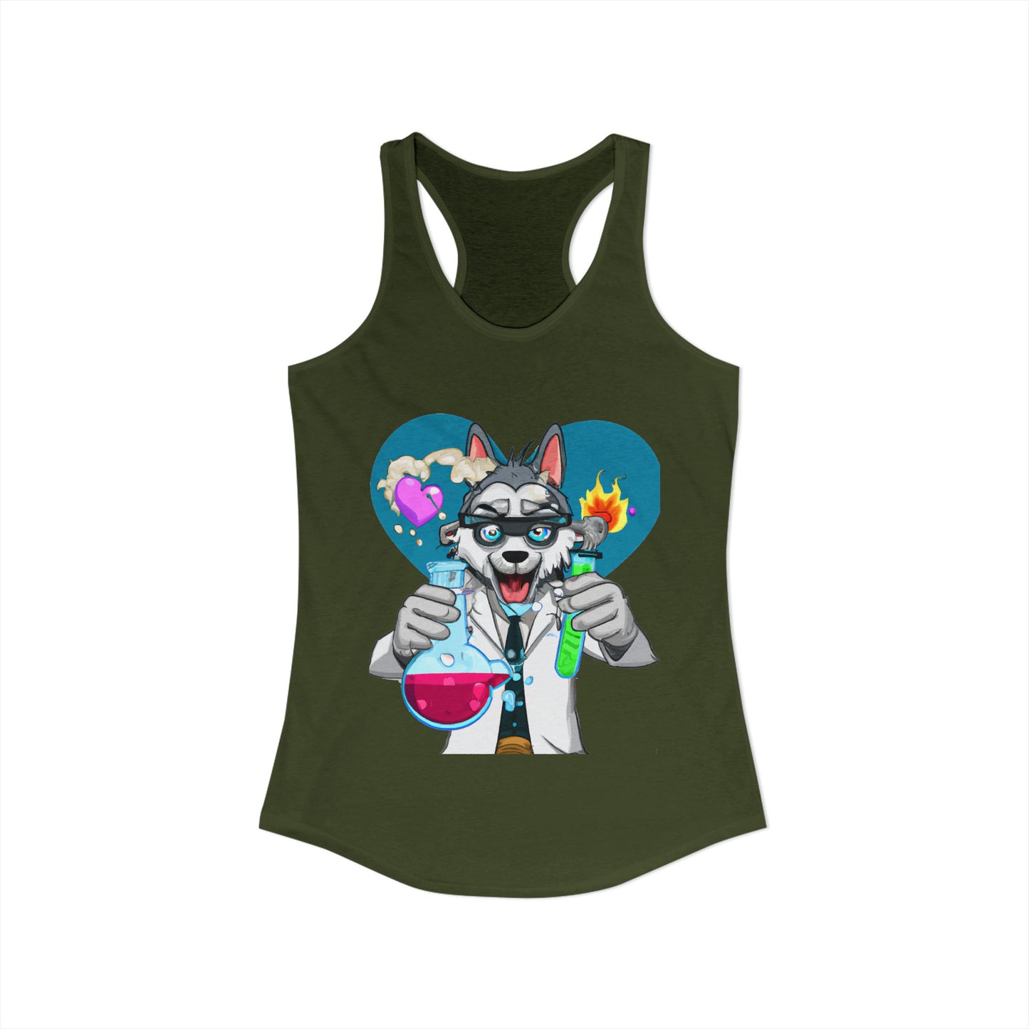 Husky Love Potion Tank Top — Cute Pet Graphic Racerback
