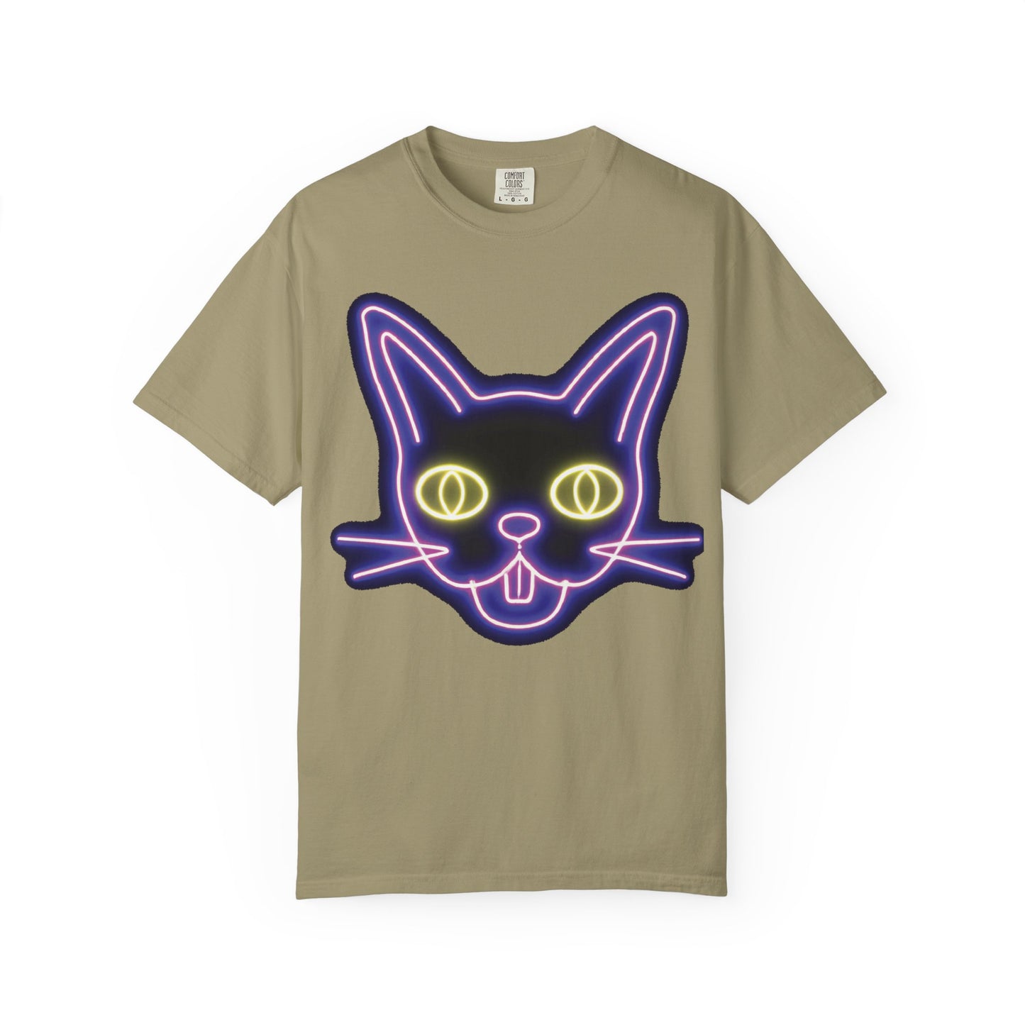 Neon Cat Graphic Tee