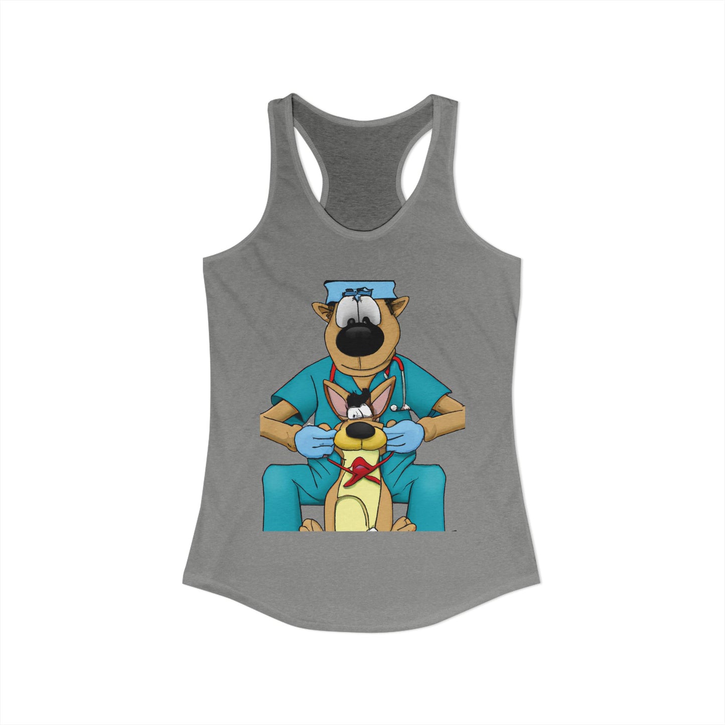 Doctor Save This Toy STAT! Racerback Tank