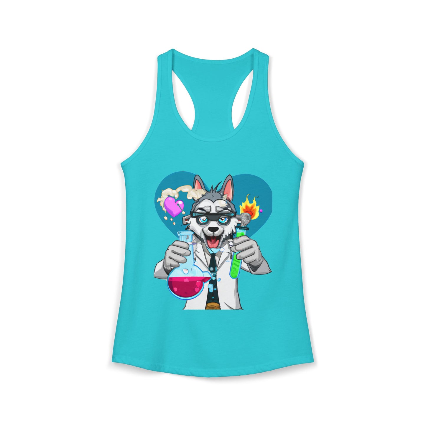 Husky Love Potion Tank Top — Cute Pet Graphic Racerback