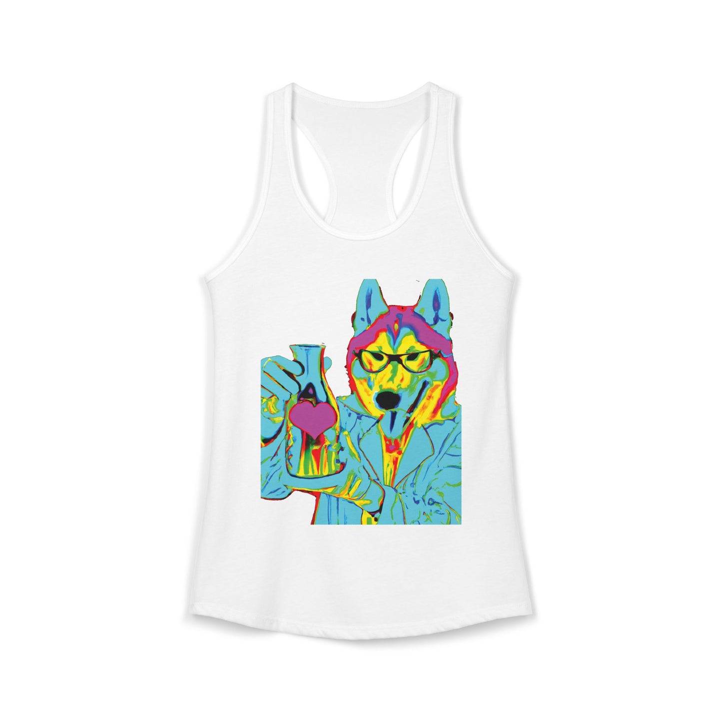 Husky Love Potion Racerback Tank