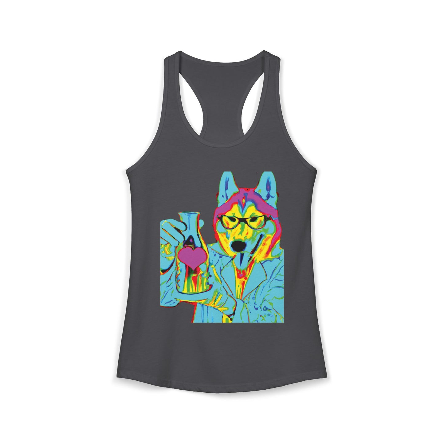 Husky Love Potion Racerback Tank