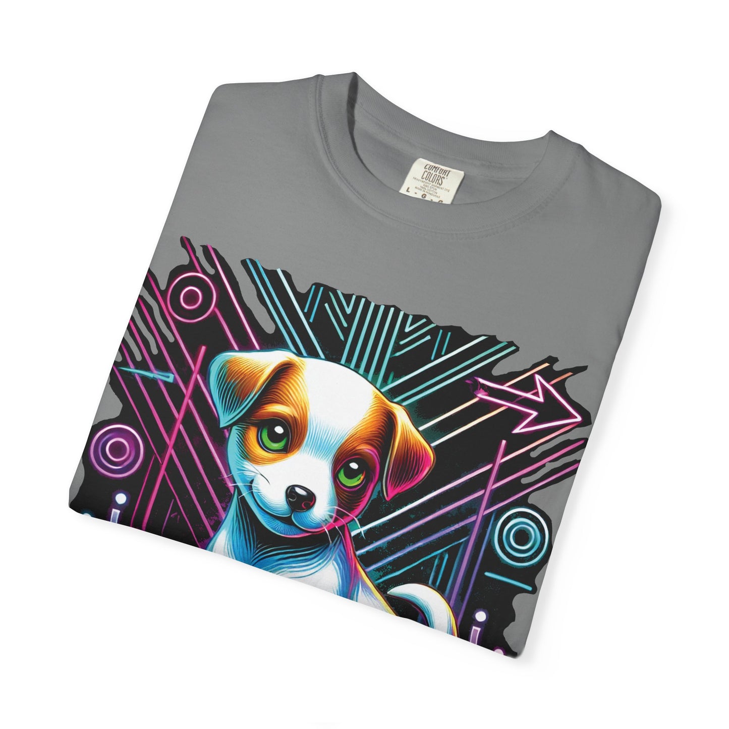 Retro Neon Puppy T-Shirt