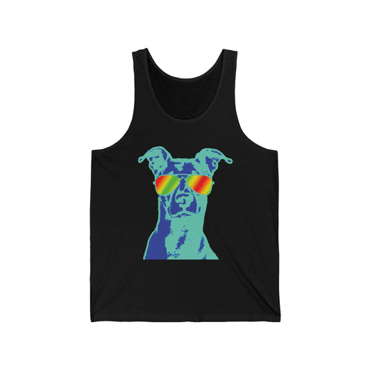 Vizsla Sunglasses Tank Top — Southern California Dog Lover Tee