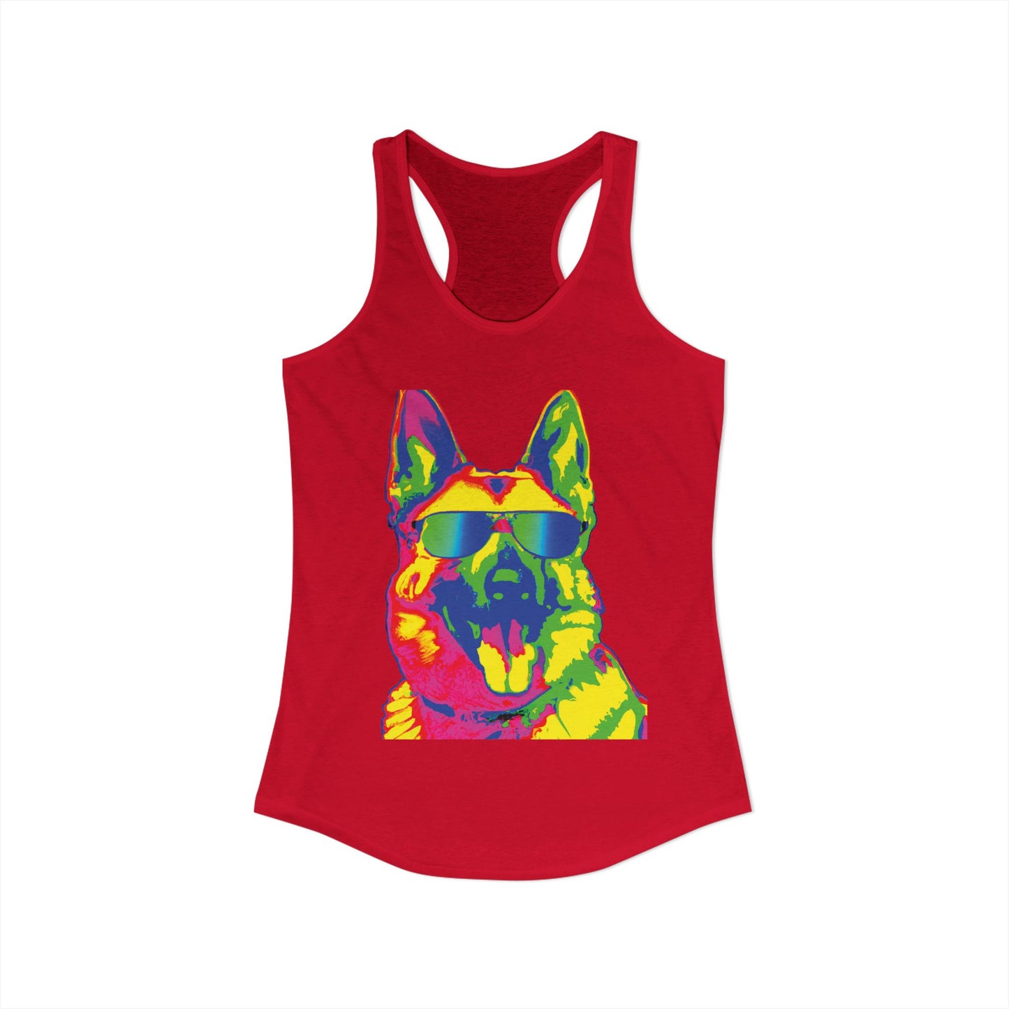 So Cal German Shepherd Women's Racerback Tank