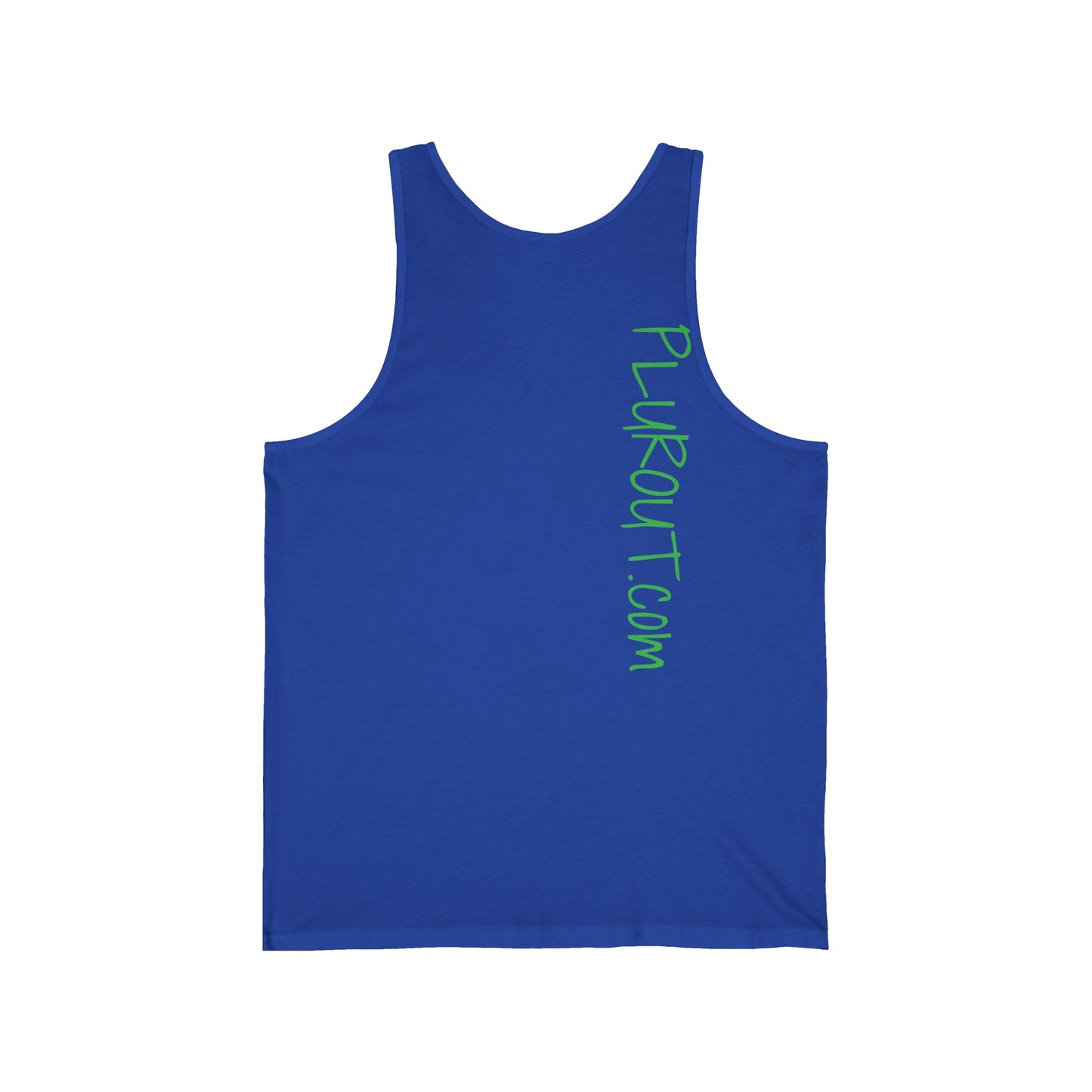 Sphynx Cat Neon Graphic Tank Top — Retro Pink & Green Hairless Cat Design