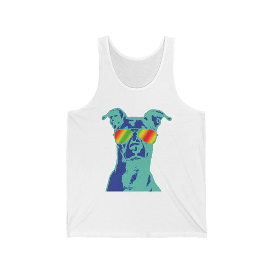 Vizsla Sunglasses Tank Top — Southern California Dog Lover Tee