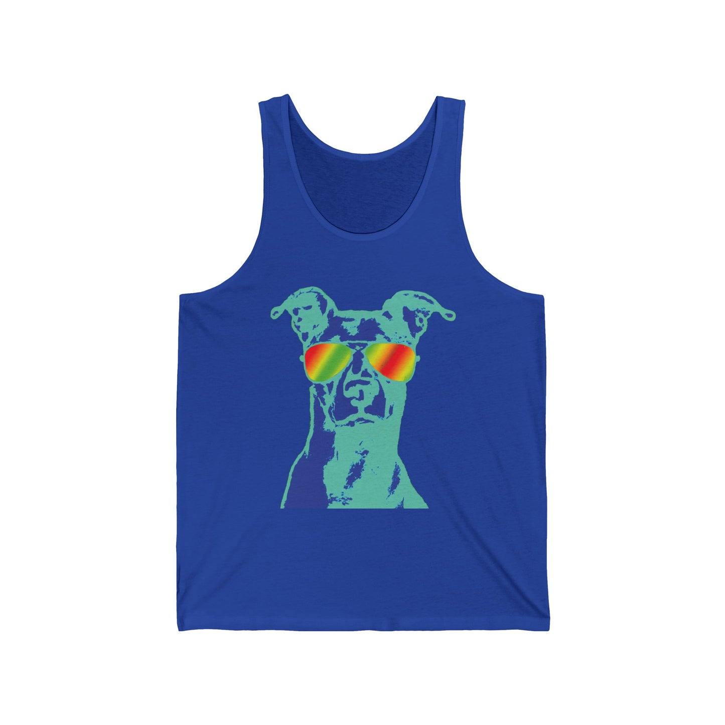 Vizsla Sunglasses Tank Top — Southern California Dog Lover Tee