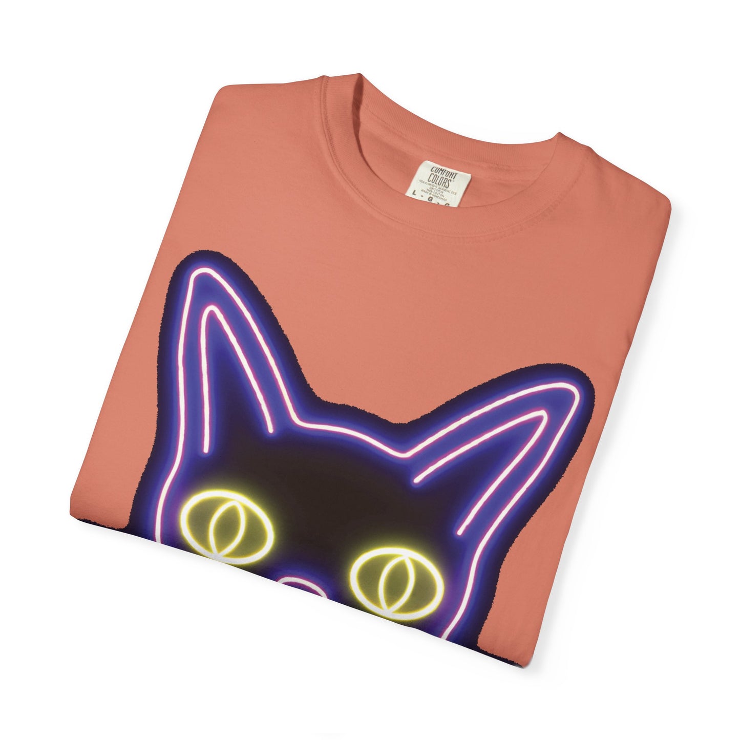 Neon Cat Graphic Tee