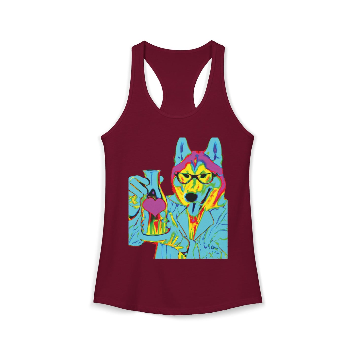 Husky Love Potion Racerback Tank