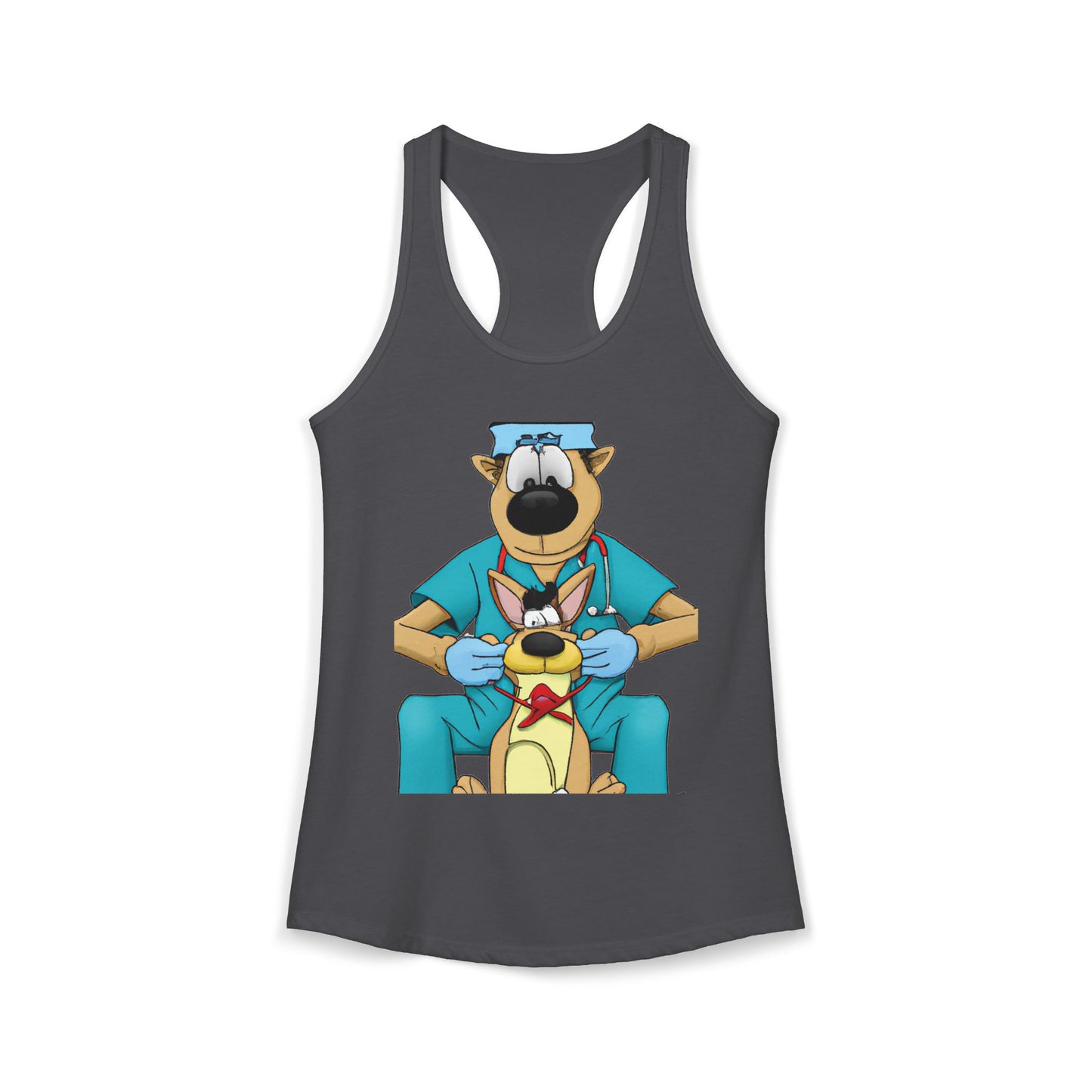 Doctor Save This Toy STAT! Racerback Tank