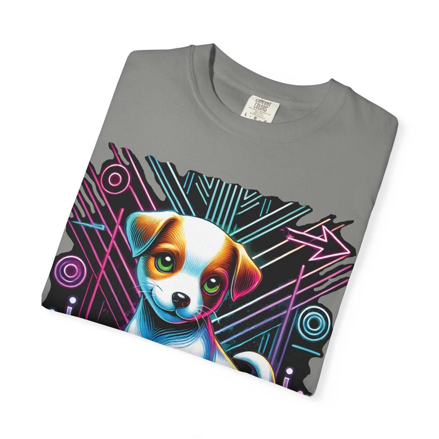 Retro Neon Puppy T-Shirt