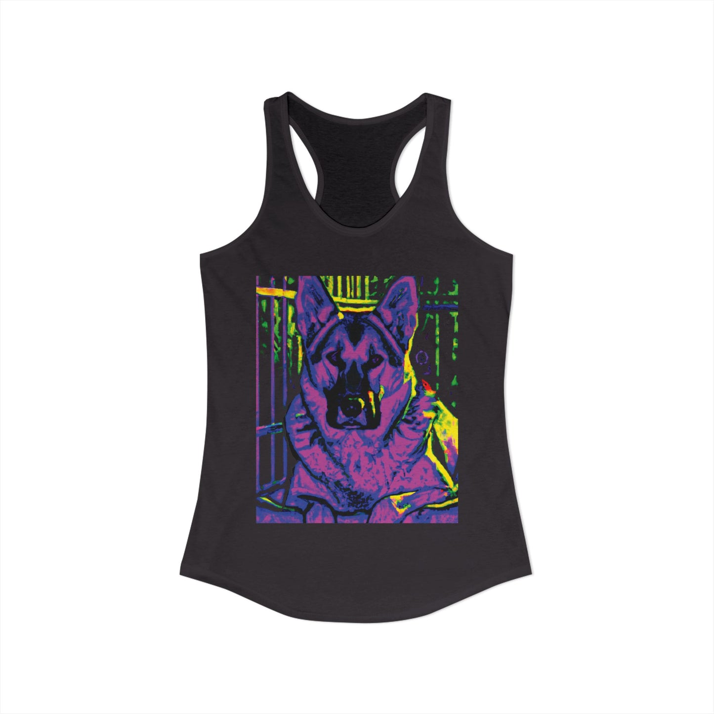 Rescue This German Shepherd Women's Racerback Tank