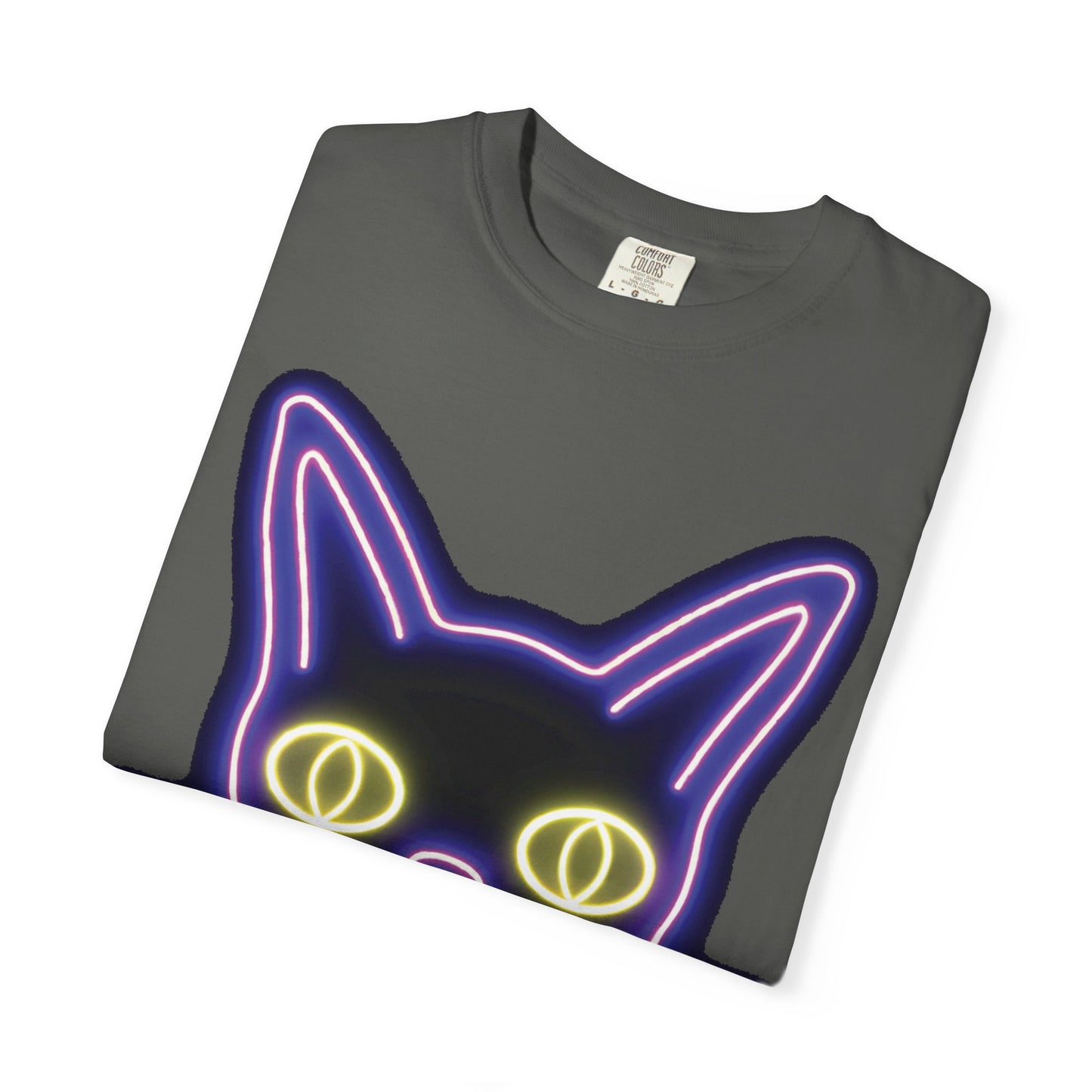 Neon Cat Graphic Tee