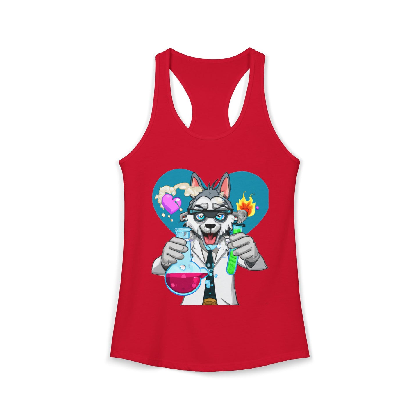 Husky Love Potion Tank Top — Cute Pet Graphic Racerback
