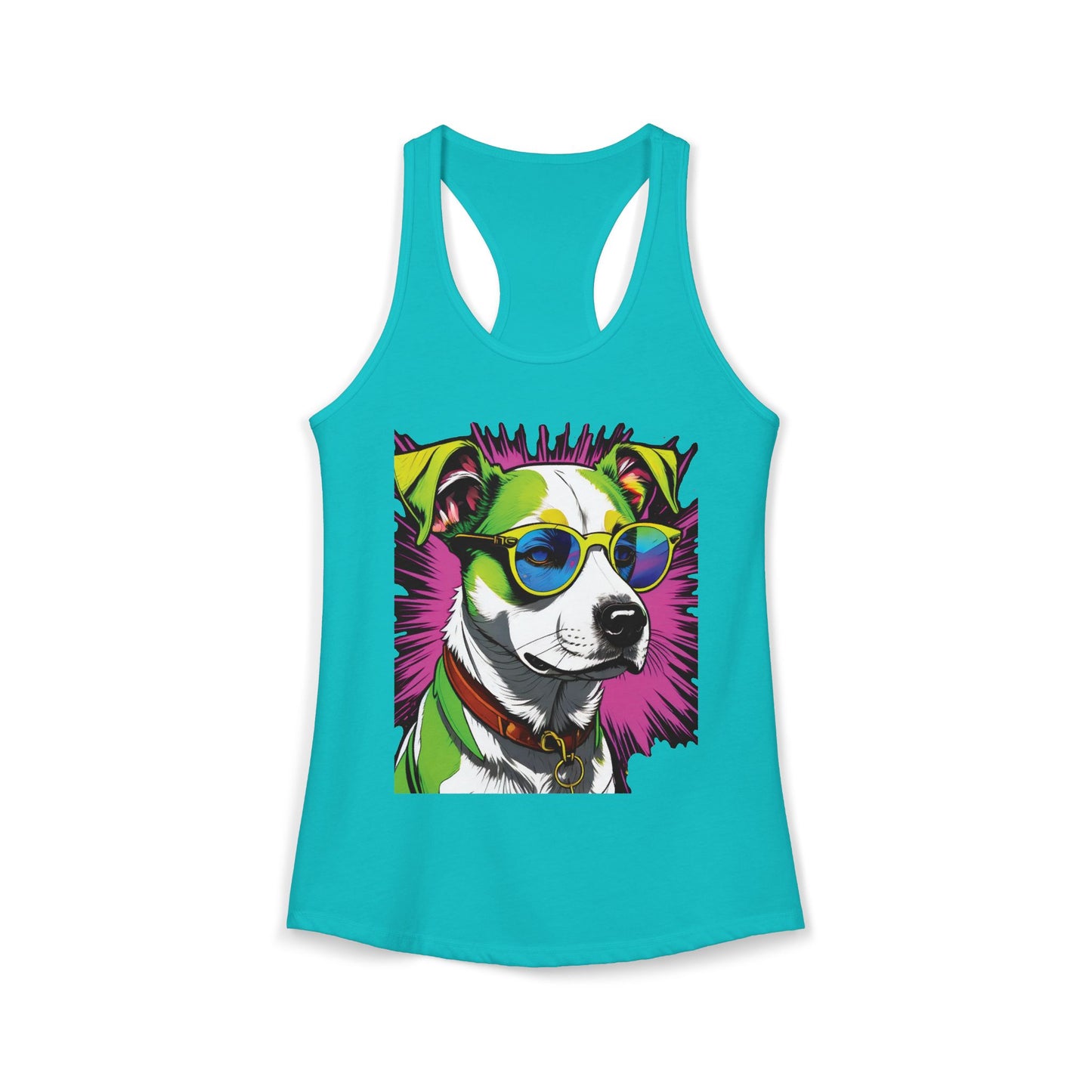 Dog Not Amused Racerback Tank — Women's Funny Dog Lover Tank
