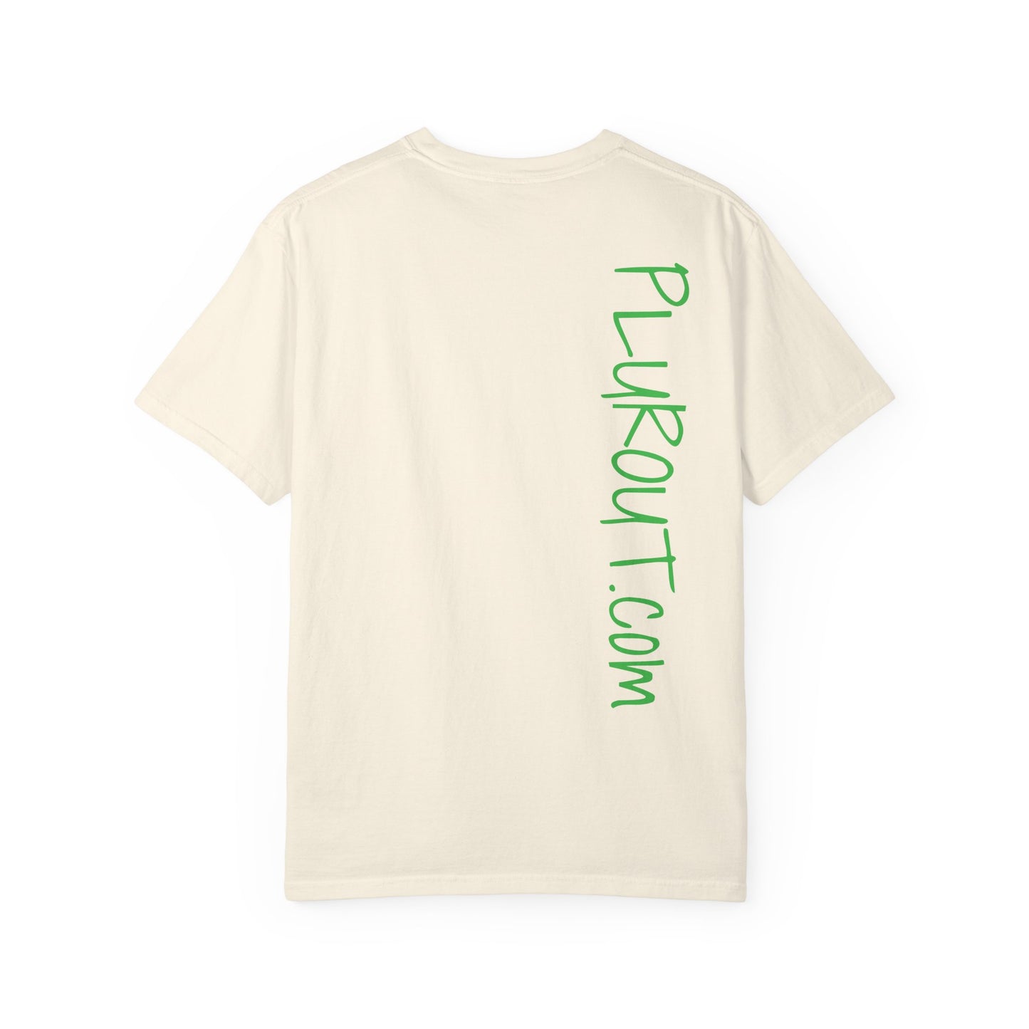 Psychedelic Fox Chemist T-Shirt — Green Fox with Beaker Graphic