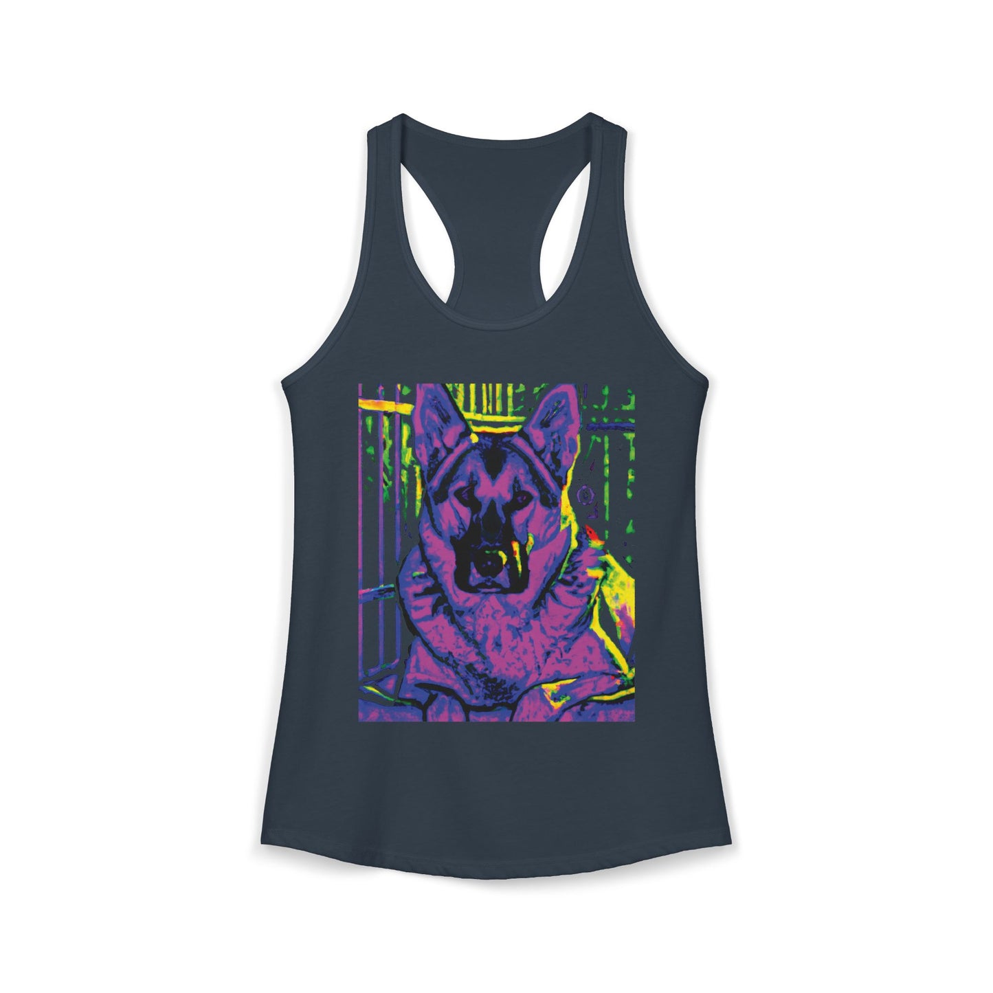 Rescue This German Shepherd Women's Racerback Tank