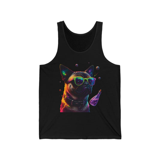Summer Cool Pug Tank Top — Cute Pug Graphic Sleeveless Shirt
