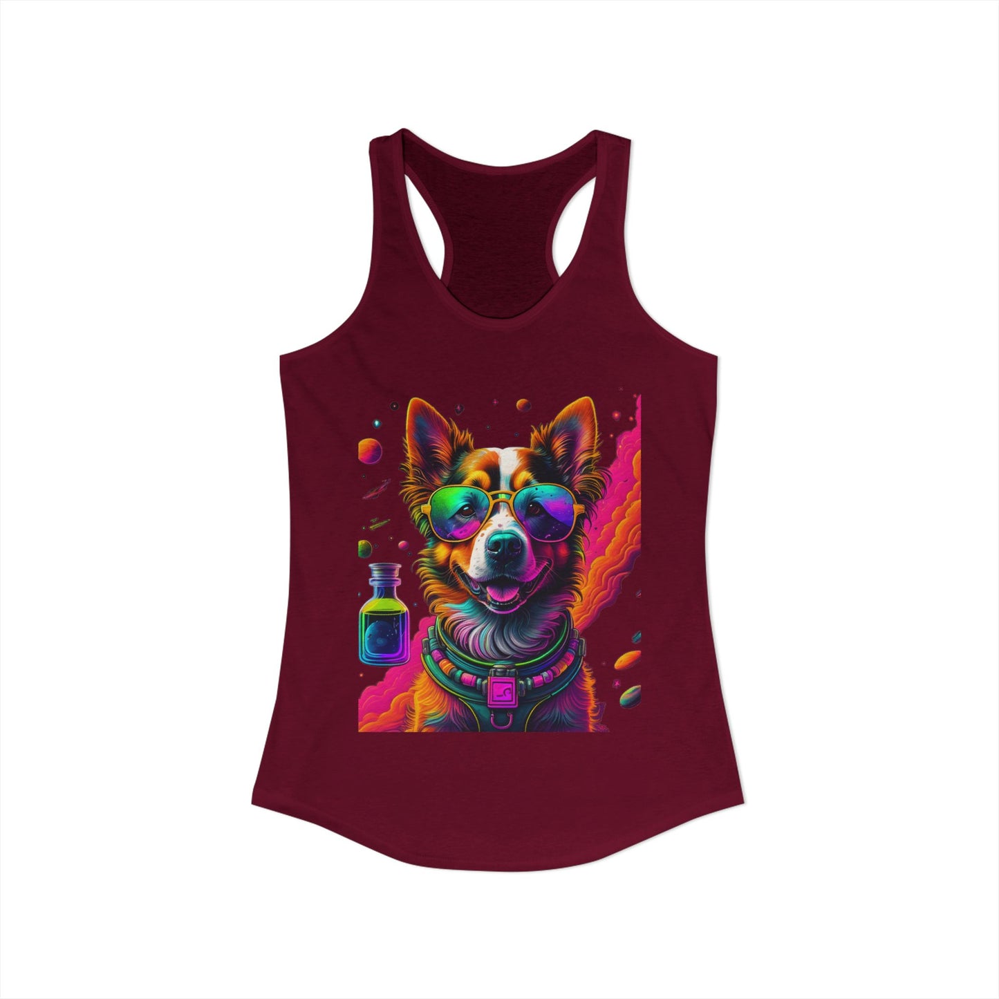 Corgi Potion Love Racerback Tank — Cute Magical Dog Tank Top