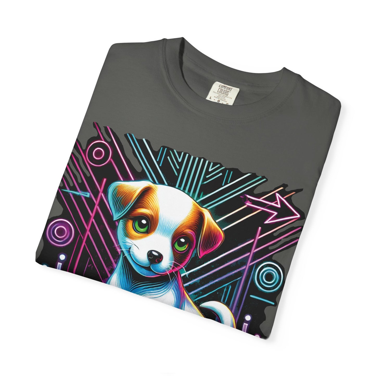 Retro Neon Puppy T-Shirt