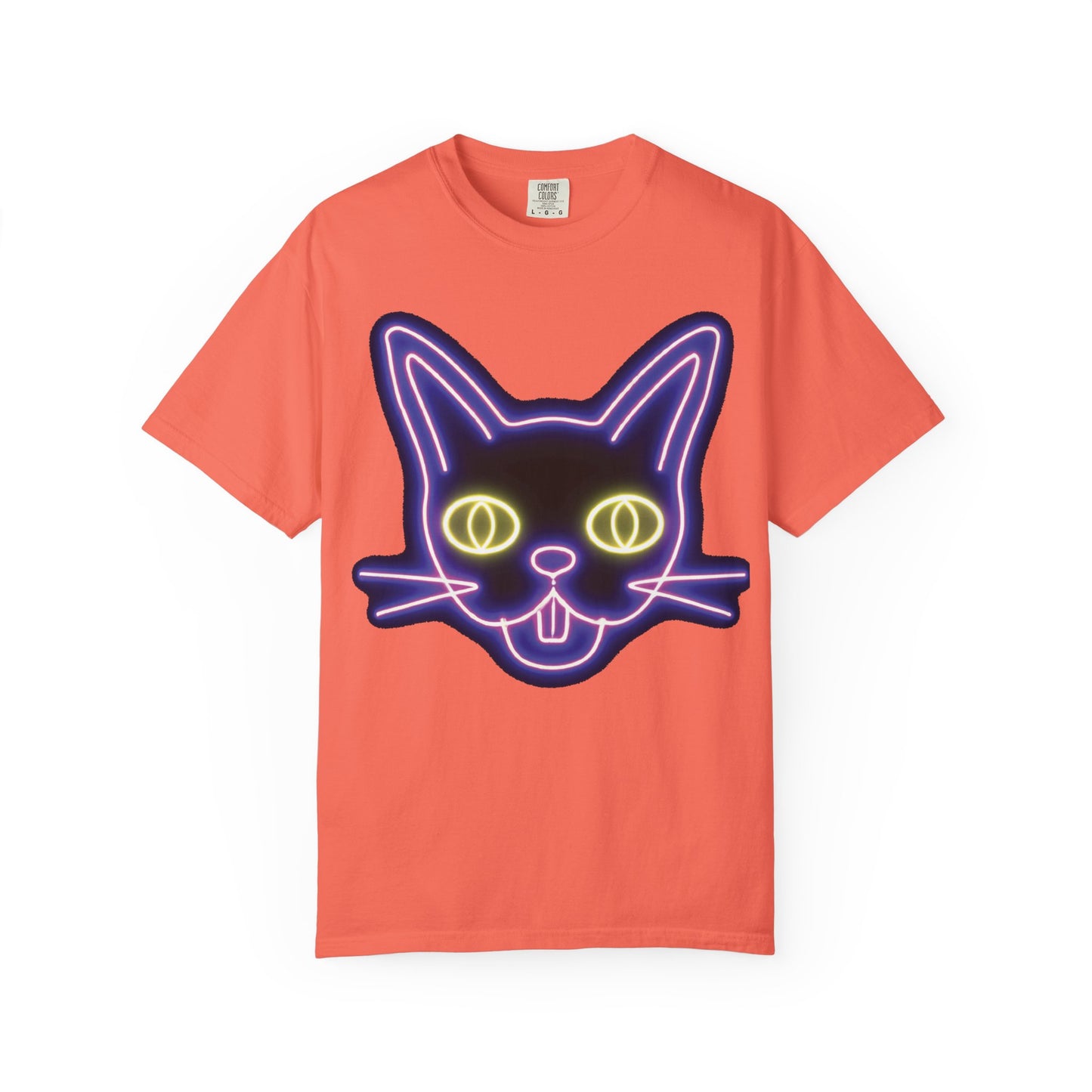 Neon Cat Graphic Tee
