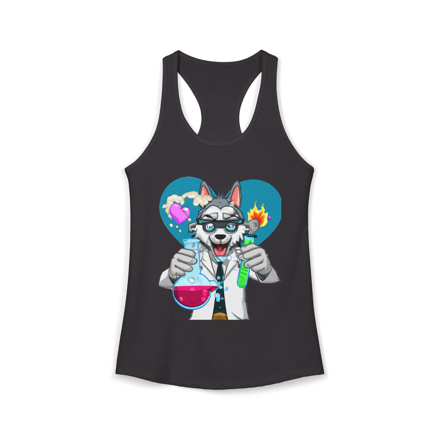 Husky Love Potion Tank Top — Cute Pet Graphic Racerback