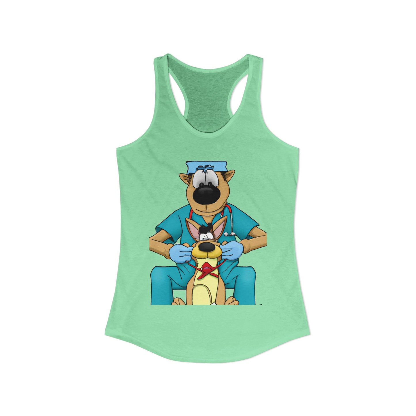 Doctor Save This Toy STAT! Racerback Tank