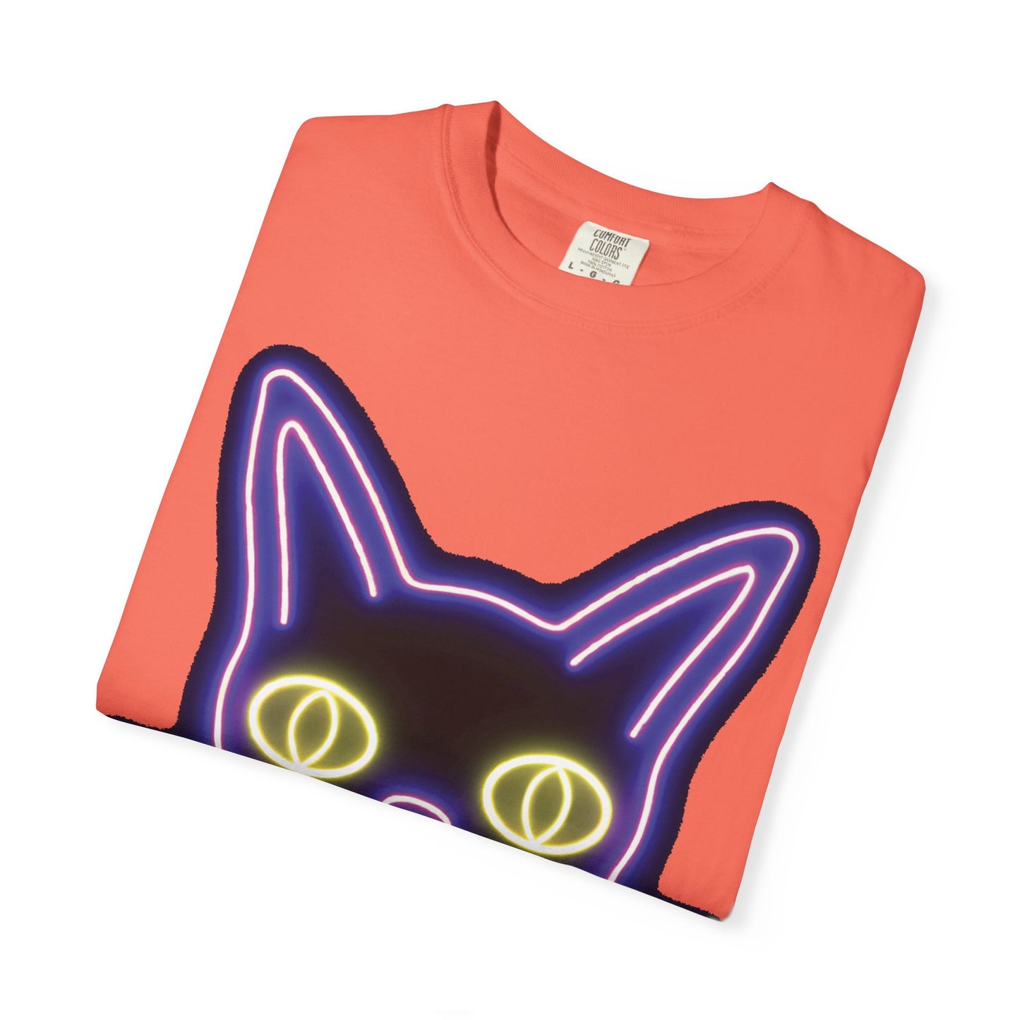 Neon Cat Graphic Tee