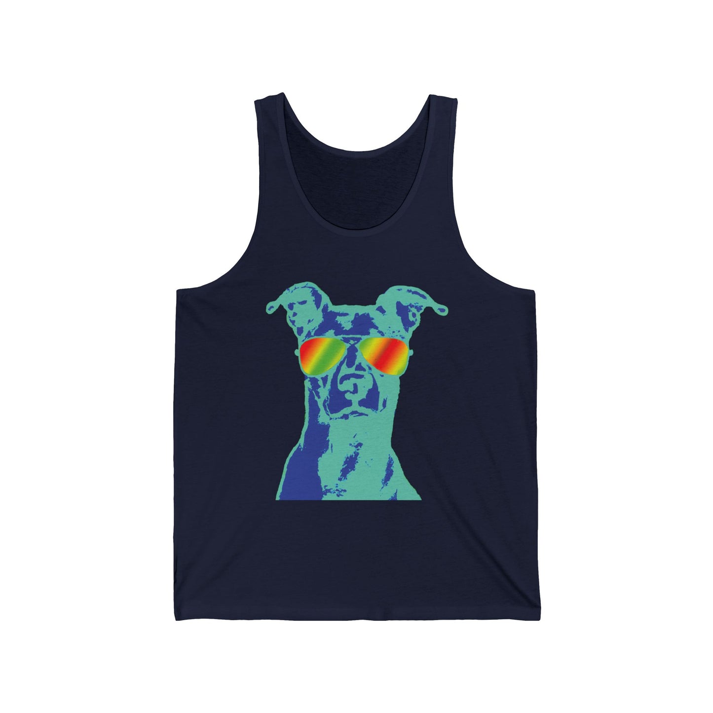 Vizsla Sunglasses Tank Top — Southern California Dog Lover Tee