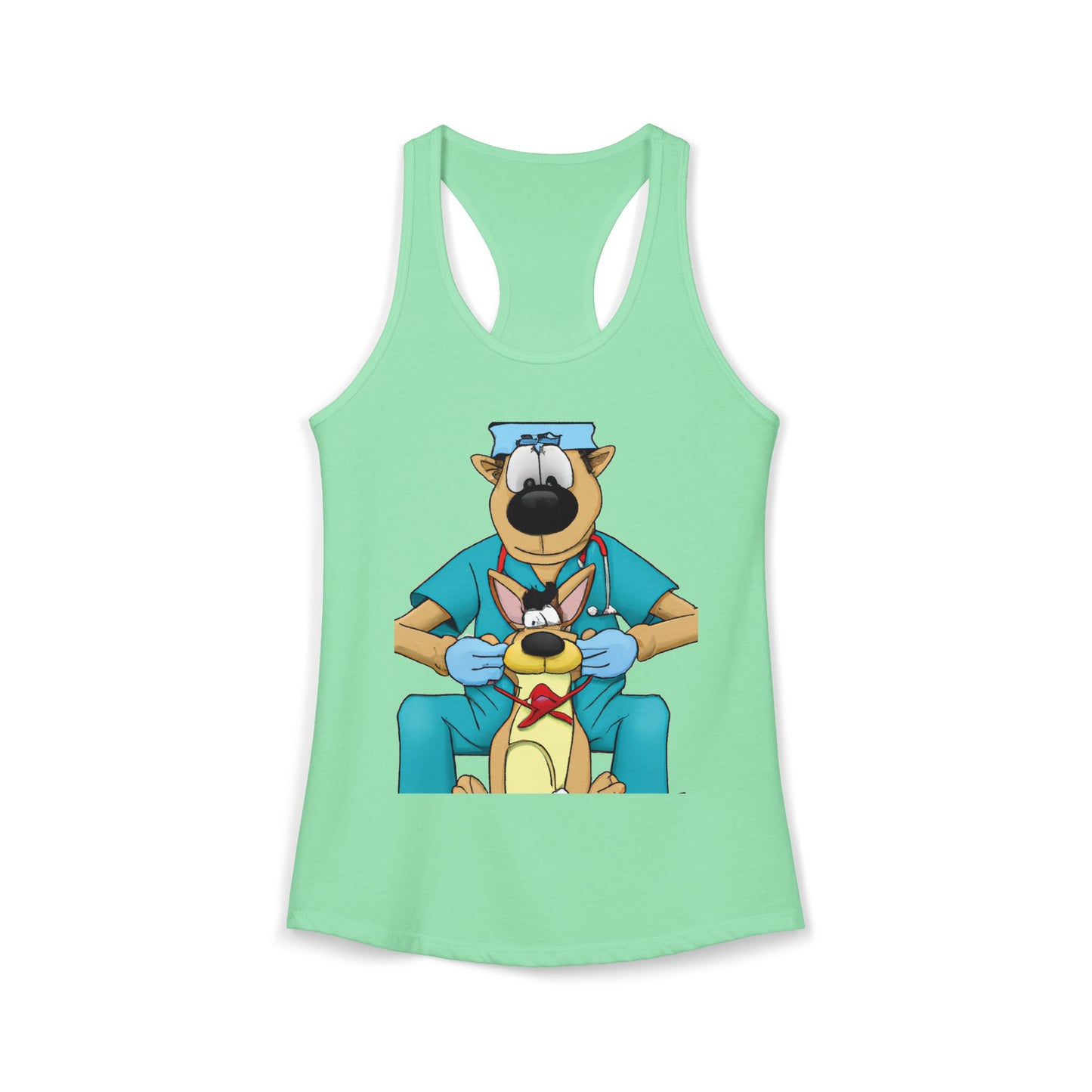 Doctor Save This Toy STAT! Racerback Tank