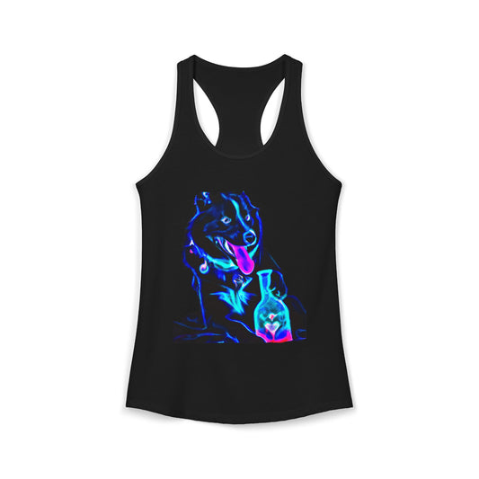 German Shepherd Love Potion Tank Top — Women's Racerback