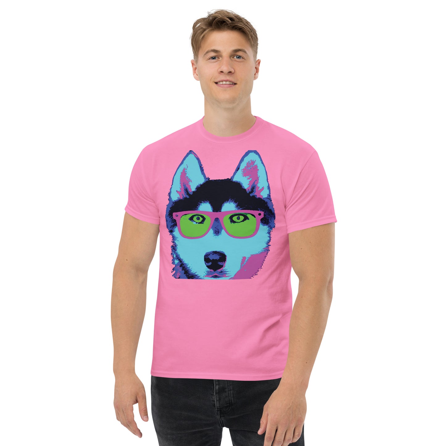 Neon Husky - Men's classic tee