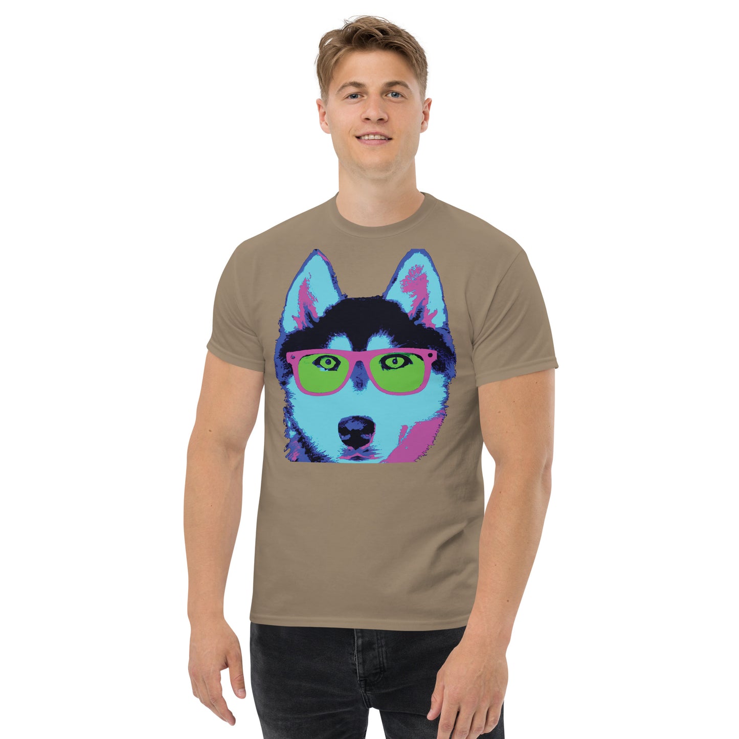 Neon Husky - Men's classic tee