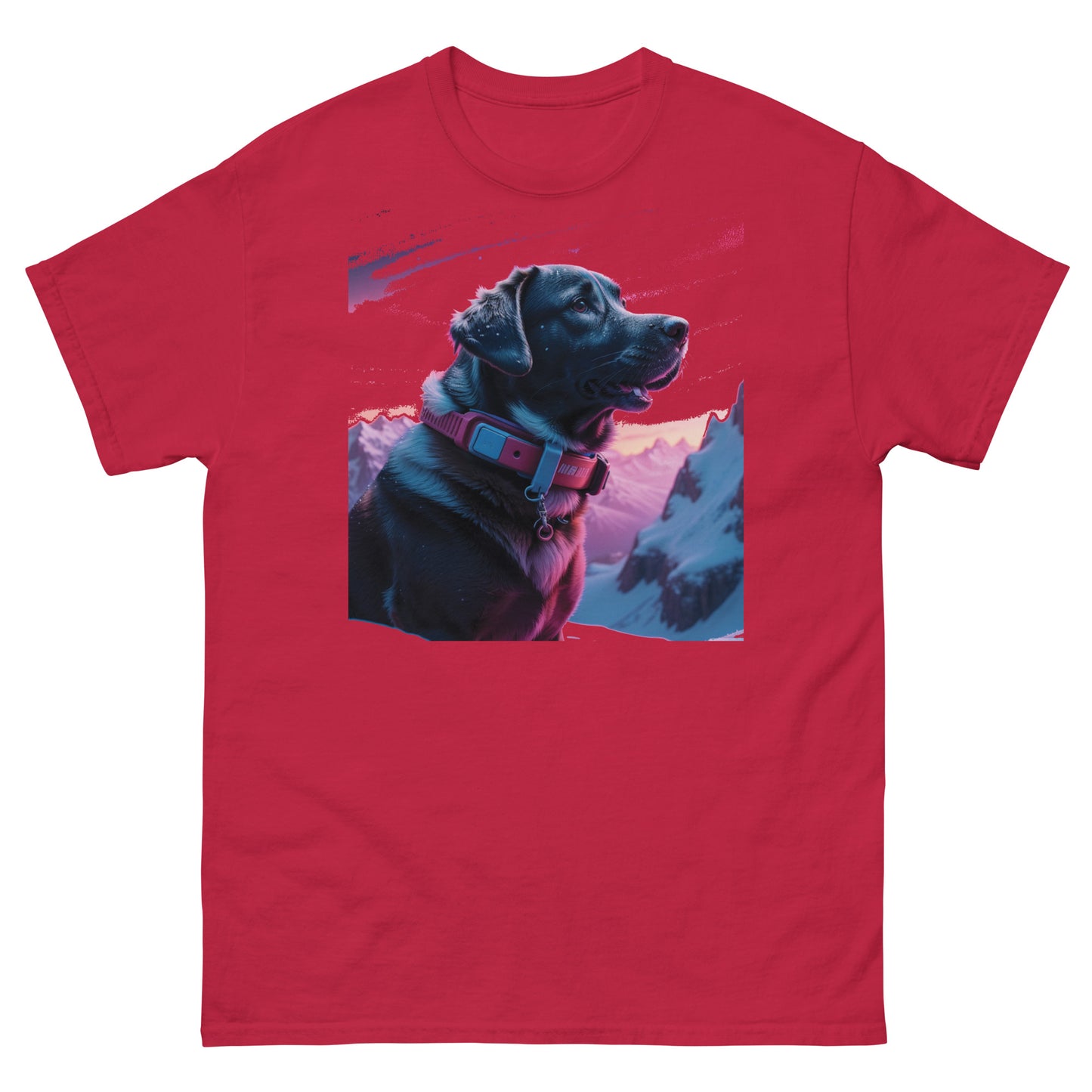 Lab In snow - Men's classic tee