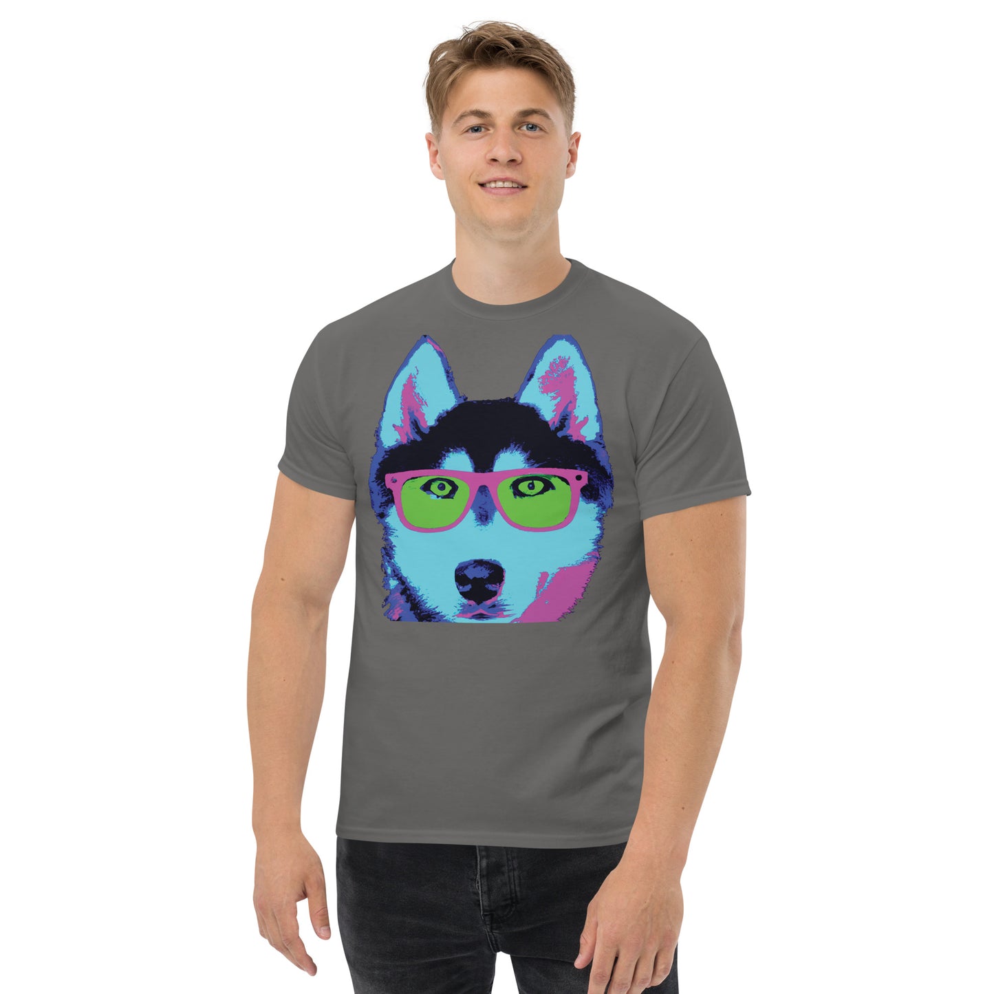 Neon Husky - Men's classic tee