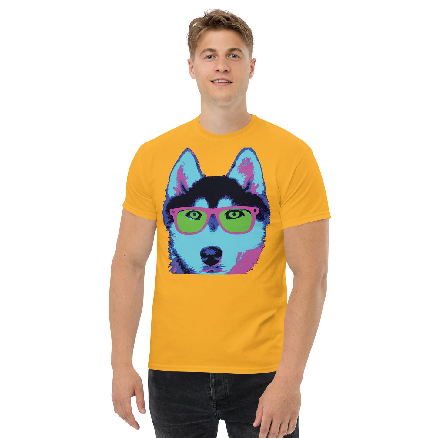 Neon Husky - Men's classic tee