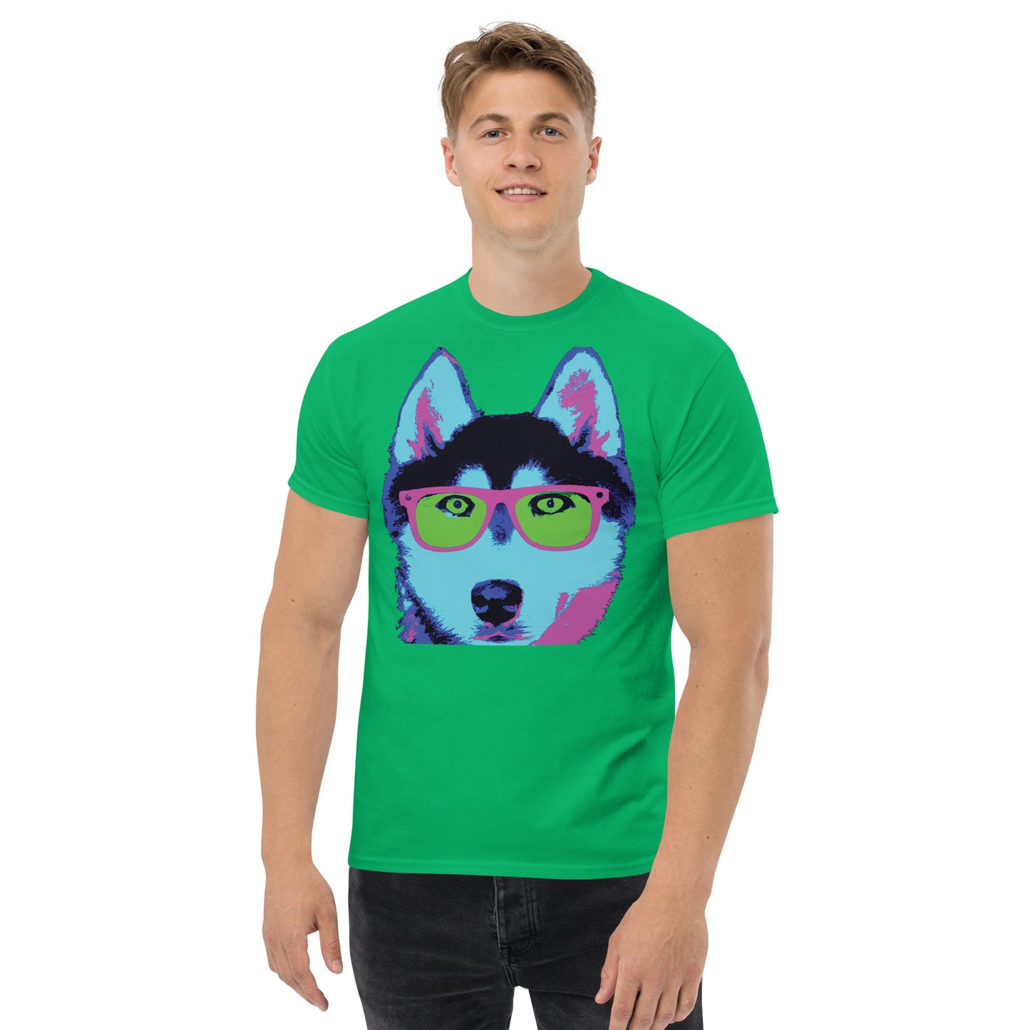 Neon Husky - Men's classic tee