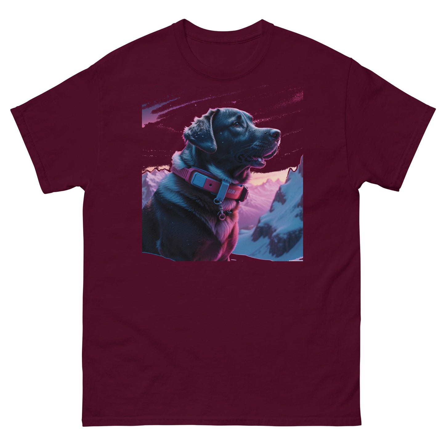 Lab In snow - Men's classic tee