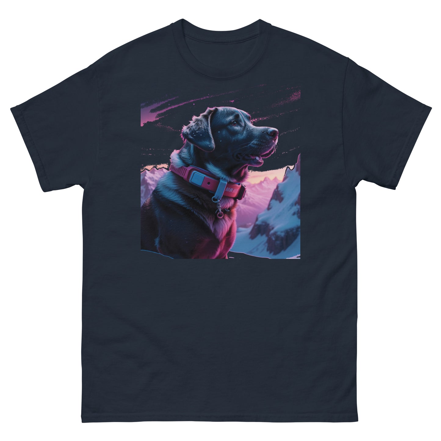 Lab In snow - Men's classic tee