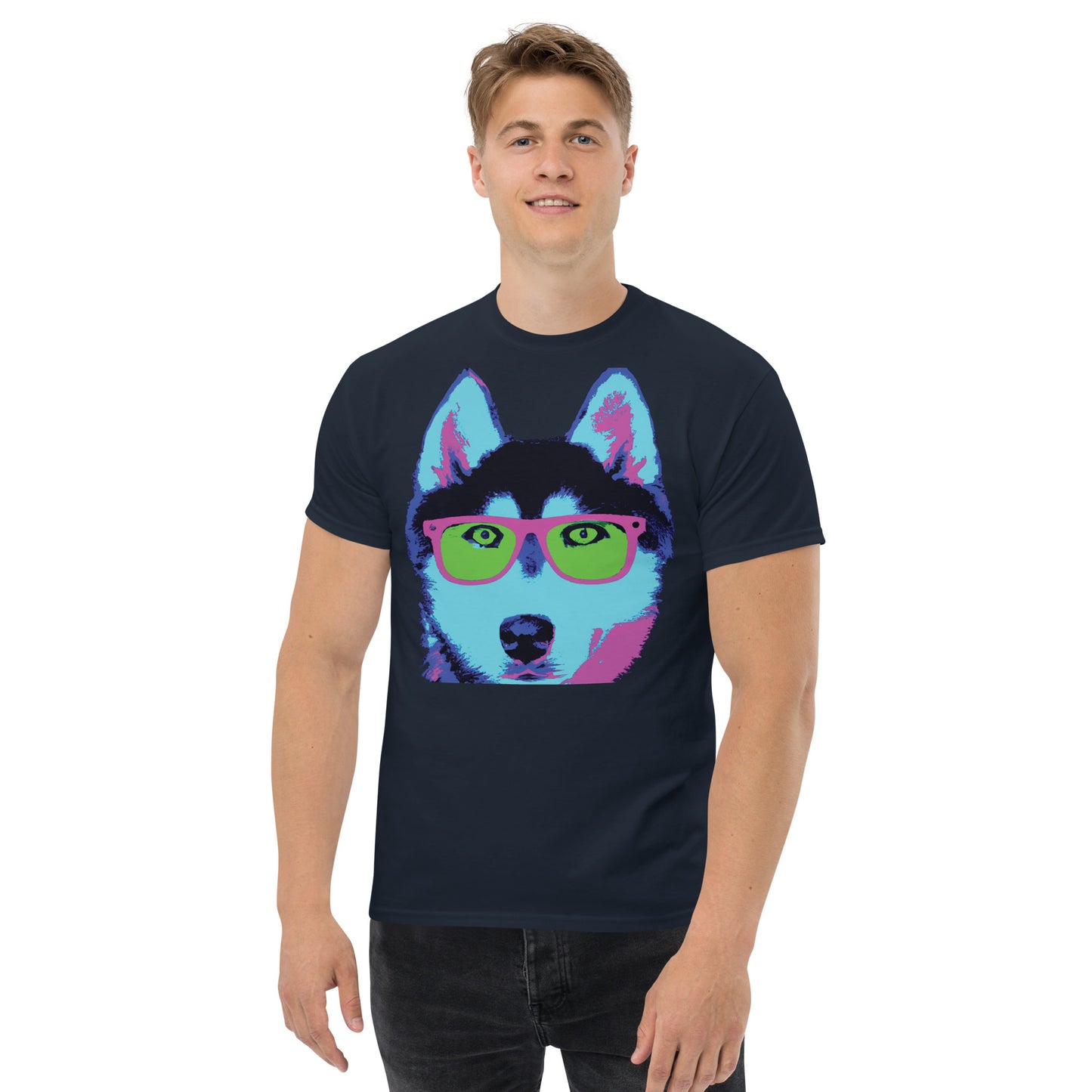 Neon Husky - Men's classic tee