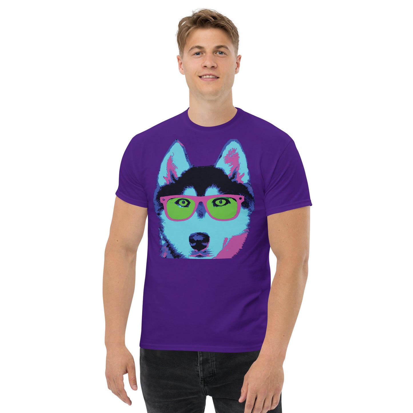 Neon Husky - Men's classic tee